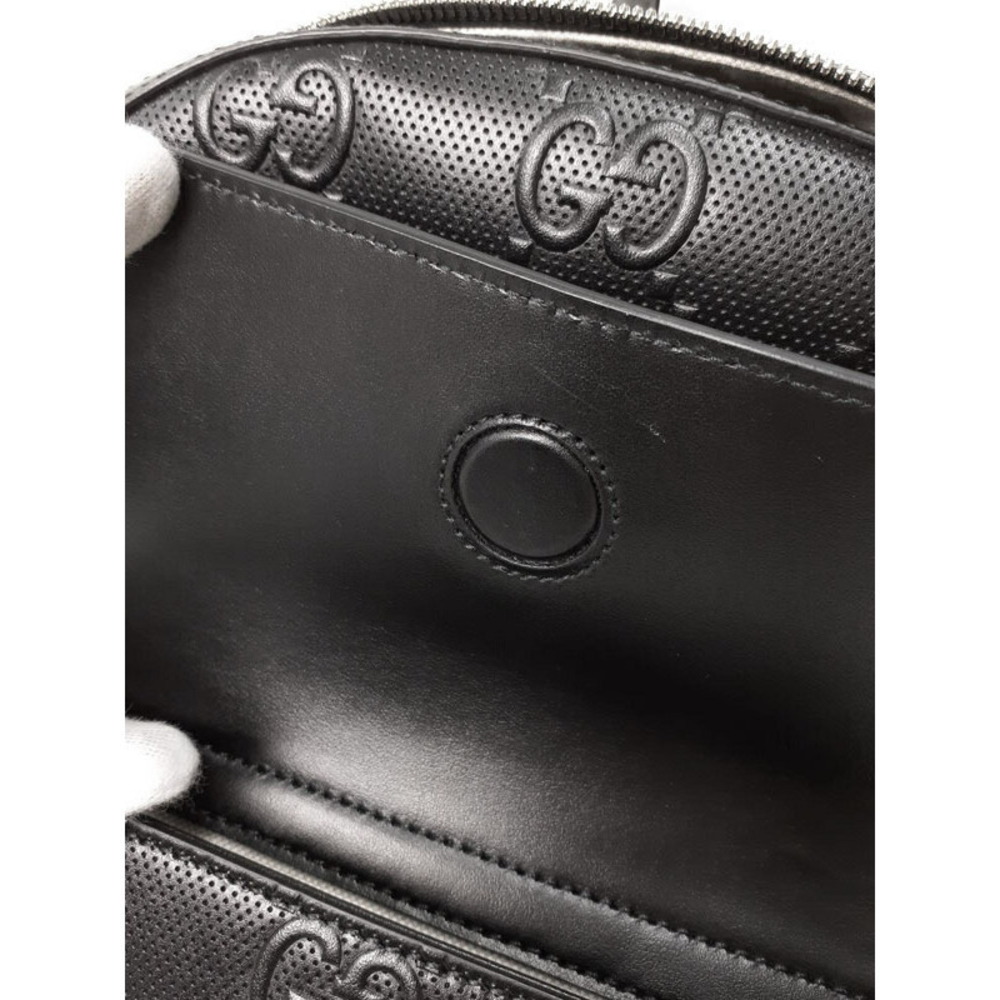 GUCCI GG Embossed Backpack - Picture 6 of 9